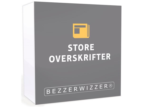 Bezzerwizzer Store Overskrifter Bezzerwizzer Bricks